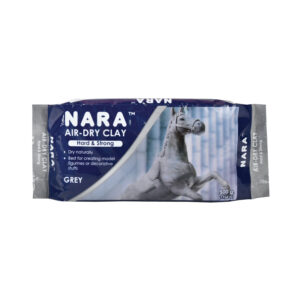 NARA Air-Dry Clay (Hard & Strong) 500g, Grey Sculpting Clay for Arts & Crafts, DIY Projects, No Oven or Kiln Needed, Fast Drying, Perfect for Modelling, Coating, Painting, and Sculpting