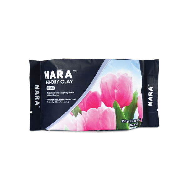 NARA Air-Dry Clay Flexible 250g Clay in Printed Bag, Arts & Crafts, DIY Projects, No Oven or Kiln Needed, Fast Drying, Perfect for Modelling, Coating, Painting, and Sculpting